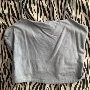 Light blue Pacsun Crop Tank Top